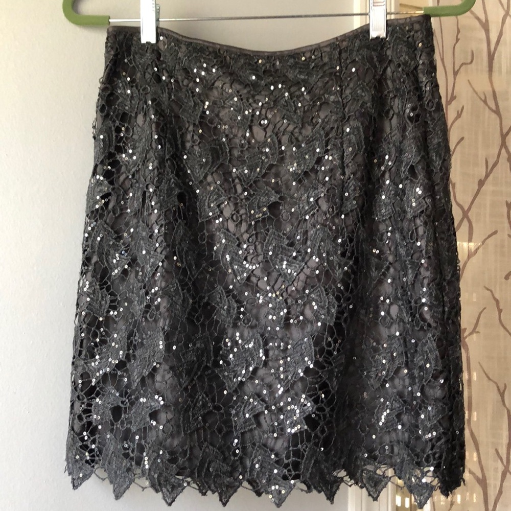 H&M Lace Sequins Skirt